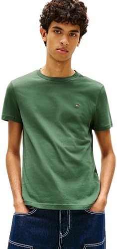 Tommy Jeans Herren 2er Pack T-Shirts Kurzarm Jersey aus Baumwolle, Mehrfarbig (Grey Htr/Shadow Pine), XS – Ansicht 6