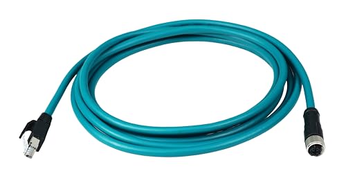 Cable Ethernet Cat7e M12 a RJ45 8 Pines miniatura 5