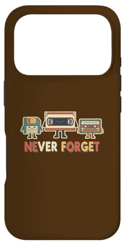 Never Forget VHS �e�[�v �J�Z�b�g �t���b�s�[�f�B�X�N �m�X�^���W�A �X�}�z�P�[�X iPhone 17 Pro �p