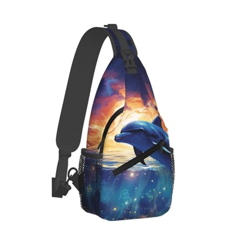 Mochila tipo bandolera para senderismo color negro