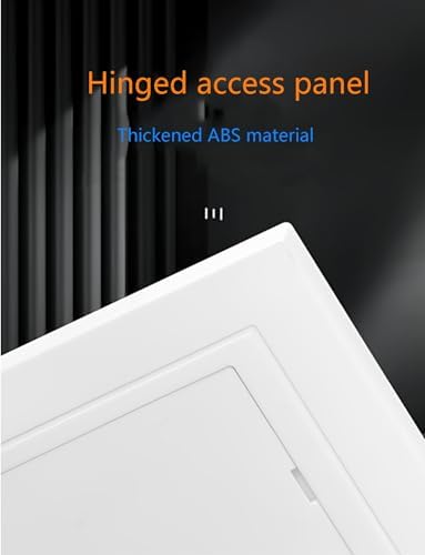 Plastic Access Door Cover Plate for Wall, Bathroom Pipe Access Panel, Decorative 12x15cm (4.7x5.9in) Inspection Hole, Easy Installation, Durable & Stylish Solution