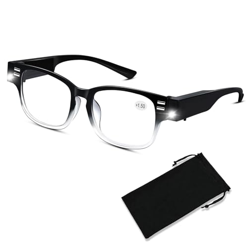 Magnifying Glasses with Light Reading Glasses Bright...