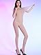 RUIBAVYA Bodystocking Übergröße Ouvert für Damen Catsuit Sexy ReizwäSche Full Body Stockings Nylon Ganzkörper Strumpfhose Bodysuit