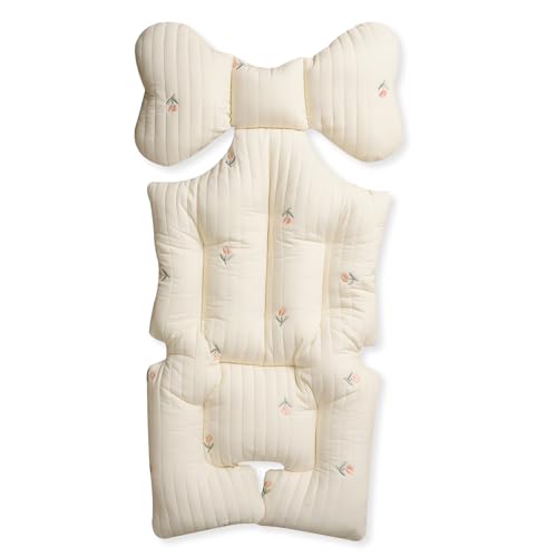 SONARIN Doux Coussin de Siège pour Poussette,Épais Coton Coussin de Poussette Bébé Coussin Réducteur de Landau Universel pour Poussette Landau Siège...
