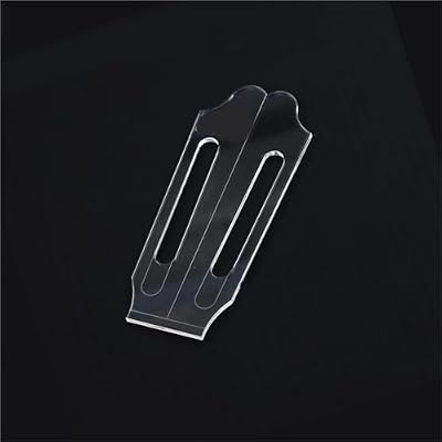 Transparent Acrylic Guitar Headstock Template/Tool (Classic Shape) Includes Tuner Holes Guitar Tool Kit(Style 3)