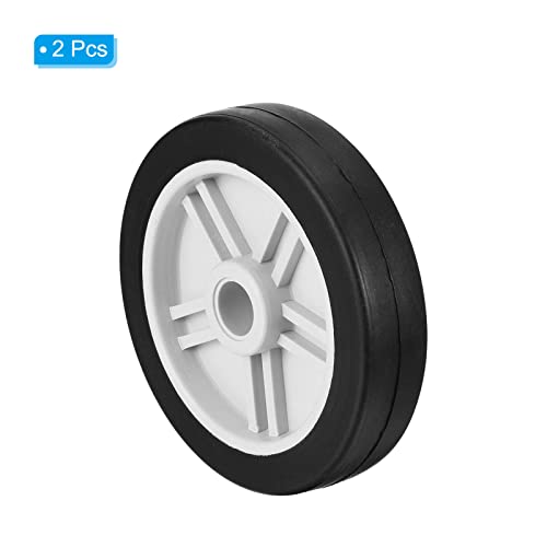 PATIKIL 4.7" Air Compressor Wheels, 2 Pack Universal Air Compressor Wheel Replacement Part with 0.7" Dia. Hole for Easy Mobility - Image 3
