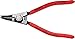 KNIPEX 46 31 A12 Circlip Pliers for external circlips 10-25mm 45? angled, Multicoloured