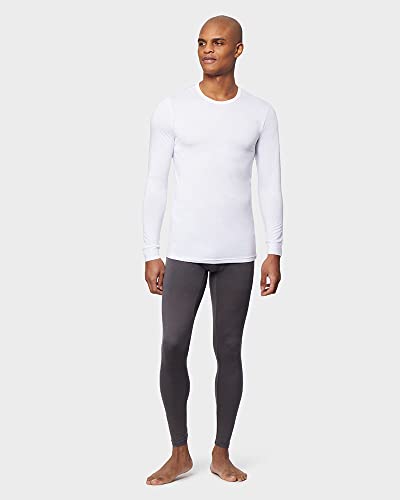 32 Degrees Men's Lightweight Baselayer Crew Top | Long Sleeve | Form Fitting | 4-Way Stretch | Thermal2