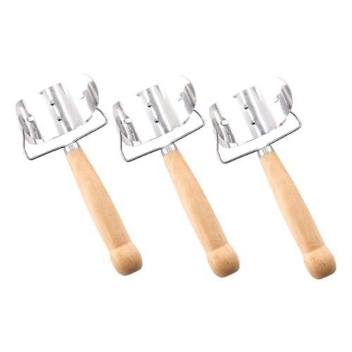 DECHOUS Sturdy Dumpling Skin Makers 7cm Diameter Stainless Steel Dumpling Wrapper Molds Ergonomic Design Non-Stick Surface Perfect for Making Various Pies