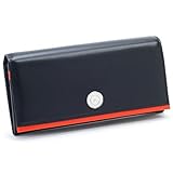 [キタムラ] 長財布 小銭入れL字タイプ NH0779 ダークブルー/レッド [紺] 10701