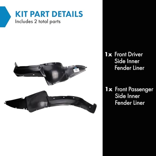 Image of TRQ Front Inner Fender Liner Set