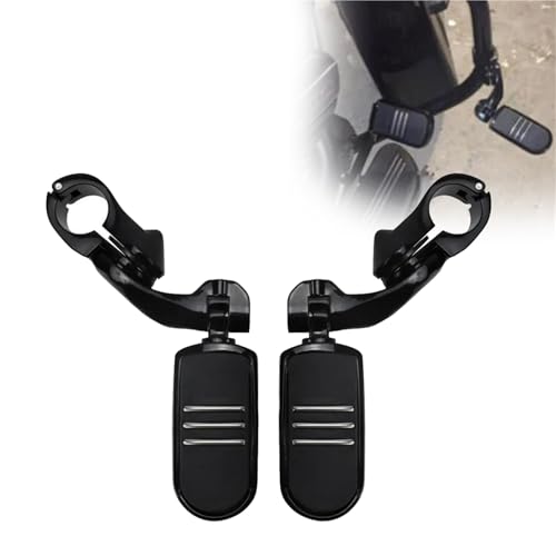 Repose-pieds de moto 1-1/4" contre la fatigue des jambes sur Harley Touring