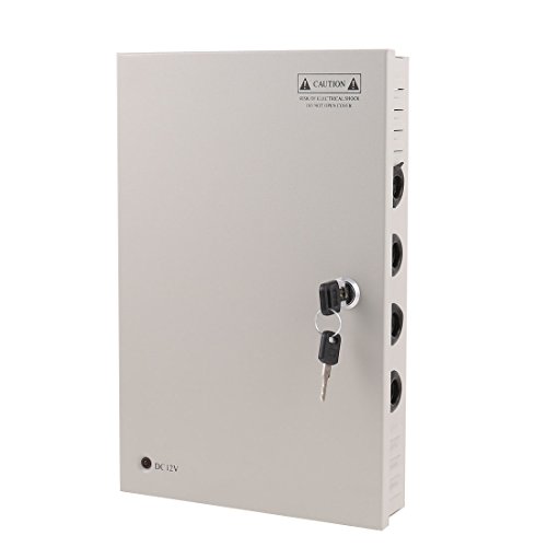 Aexit AC 100-220V to DC 12V 10A 18CH Switching Power Supply Switch Box for CCTV Camera (f3ecab2f908623422bdb587cb5ec8367)
