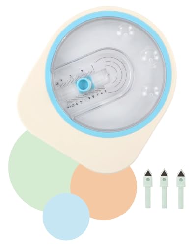 Migrdots Upgraded Disc Circle Cutter for Paper Crafts Cuts 1-4 Circles