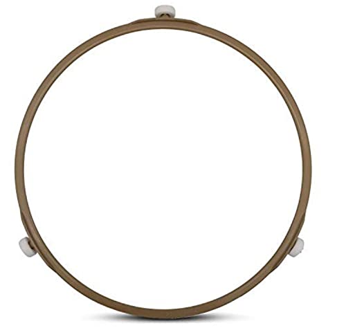 Universal Ersatz Drehring 18cm für Mikrowellen Drehteller | Ø Rad 1,6 cm | Drehscheibe passend für AEG, Siemens, Bosch, Severin | Mikrowelle Drehteller Halter | Rollenring | Bodendüse Cover