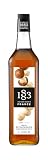 1883 Macadamia Nut Syrup for Drinks, Made in France, 1 Liter Glass Bottle