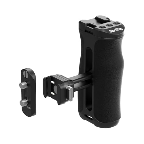 SmallRig HawkLock H21 Side Handle with NATO Clamp Camera Cage Quick Release Side Handle with a NATO Rail for Left and Right Hand 43mm/1.7in Up and Down Adjustable Max. 10kg Payload