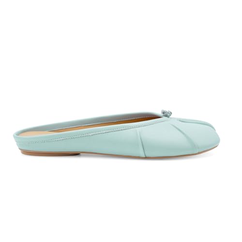 Image of VBDB Tabi Ballet Flats for Women Dressy Casual Shoes Split Toe Wide Flats Light Weight Japanese Shoes