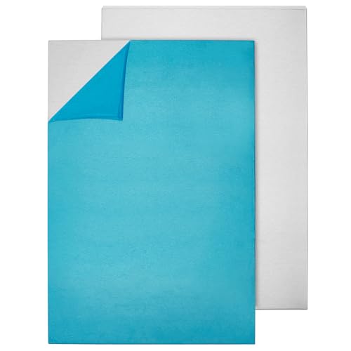 BENECREAT 2 pezzo Pannello In Alluminio Da 30x20cm, Fogli di Pratica In Alluminio Argentato Da 2mm per La Realizzazione di Gioielli, Stampaggio A Mano e Goffratura
