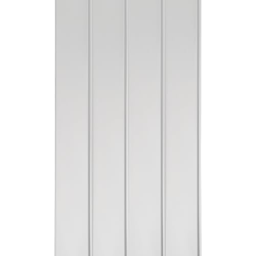 Image of Built Right Bathroom Cladding Pack of 4, 8mm x 250mm x 2700mm, Waterproof Wall Splash Panels, Tongue & Groove Shower Wall Panels for Bathroom, Wet Room & Shower Enclosure, Covers 2.7m², Gloss White SS
