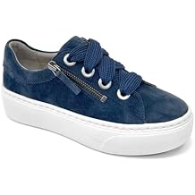 Aetrex Womens Aubrey Orthopedic Arch Support Platform Womens Sneakers - Leather Upper, Lace-Up with Side Zipper, Removable Insole, Padded Heel, UltraSky Midsole, Rubber Outsole Shoes For Women