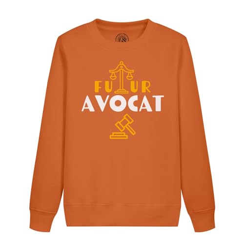 Sweatshirt enfant futur avocat - Vêtement noir sur le métier de la justice