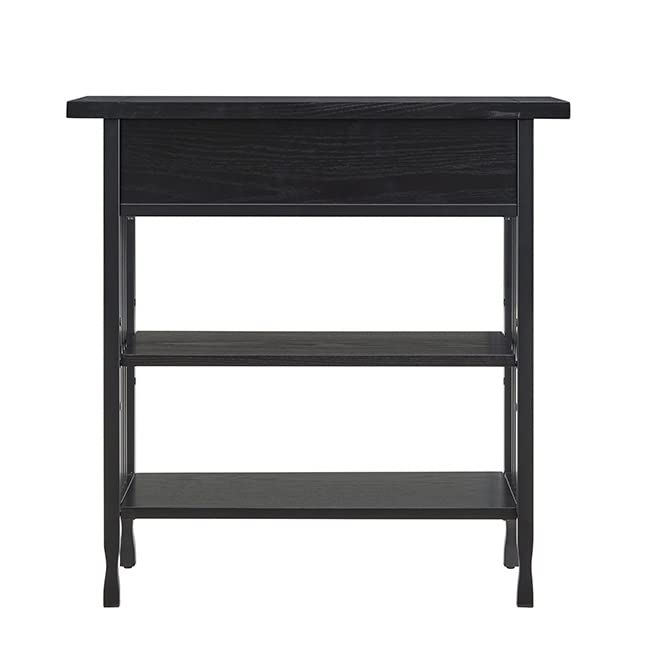 Image of Leick Home Ironcraft Bookcase, 30 inch, Black Wash