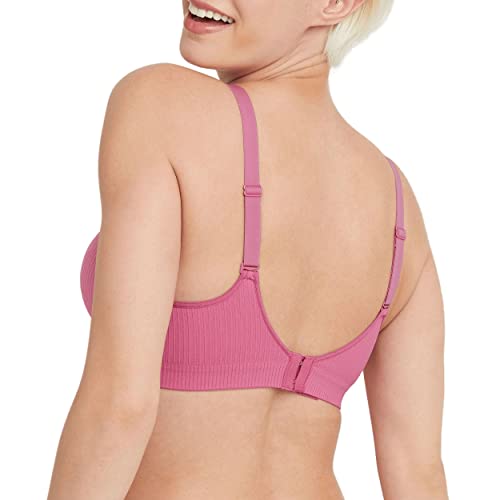 Image of Hanes Womens Perfect Coverage Wireless Seamless T-Shirt Bra, ComfortFlex Fit, Smart Sizes