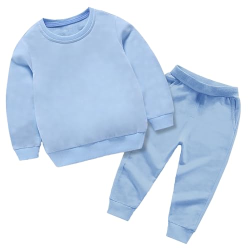 Ensemble enfant 2 pièces en coton molletonné de 2 à 8 ans pour automne-hiver
