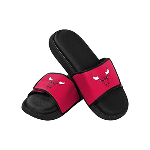 FOCO Chicago Bulls NBA Mens Foam Sport Slide Sandals - XL