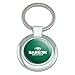 Babson College Primary Logo Keychain Classy Round Chrome Plated Metal