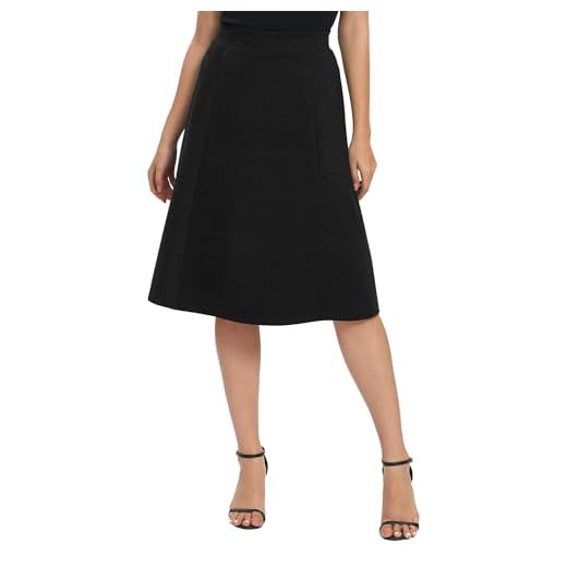 25 Chic Winter Work Outfits for Women – Stylish Office Looks for Cold Weather A-Line Midi Skirt