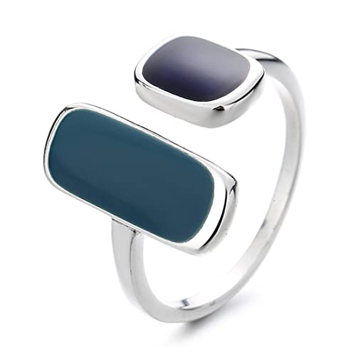 Bague en argent sterling S925 ajustable RIUKIU pour femme