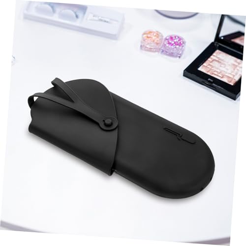 Bolsa de almacenamiento de silicona portátil para plancha de pelo, soporte para rizador y organizador versátil para herramientas de peinado miniatura 7