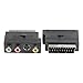 21 Pin RGB Scart to 3 S-Video AV TV Adaptier Composite Video Left Right Audlo Converter C0innect Television Projector Cable New 2026 High for Reliable Electronic Component