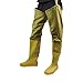 PciDinFo Fishing Hip Waders, Watertight Wading Hip Boots Anti Skid Nylon River Boot Wading Pants Wading Trousers for Muck Work Fishing Wading, 41
