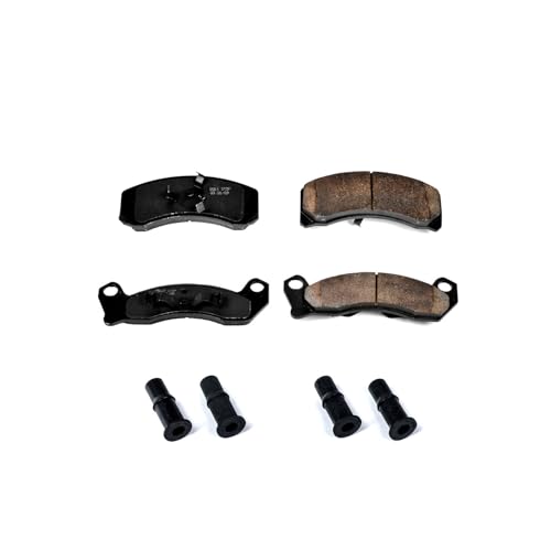 Image of PowerStop Front Brake Pads for Ford Country Squire 1990-91 |Crown Victoria 1992-94 |LTD 1979-86 |LTD Crown Victoria 1987-91 - Z17 Ceramic Brake Pads with Installation Hardware, 17-499