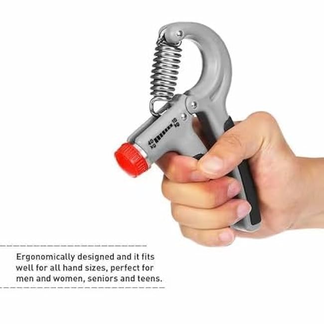 Adjustable Hand Grip Strengthener, Hand Gripper for Men & Women for Gym Workout Hand Exercise Equipment to Use in Home for Forearm Exercise Finger Exercise Power Gripper (Multicolor)