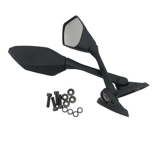 Espejo retrovisor lateral de fibra de carbono para moto Yamaha YZF-R3 R25 NMax 125 155