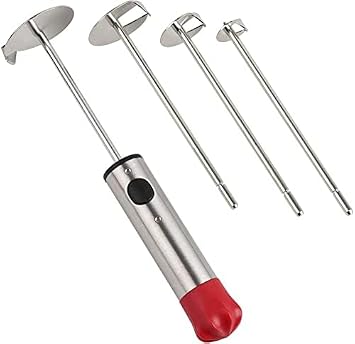 Vegetable Drill Stainless Steel Vegetable Fruit Corer Spiralizer with Anti-Slip Handle Kitchen Gadget
