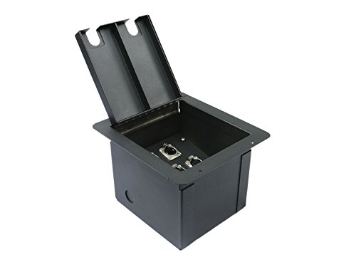 Elite Core | Fb8-6Xf1Xm1E | Recessed Floor Box | 6 Xlr Female, 1 Xlr Male, And 1 Tactical Ethernet Connections #TOP1