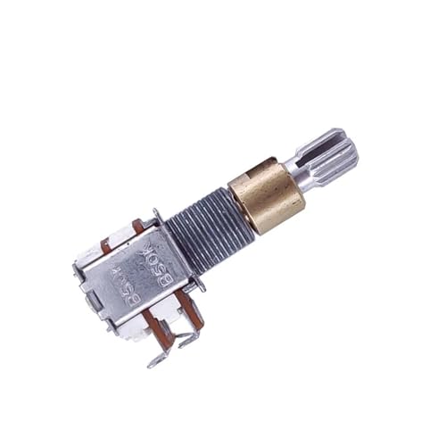 Double potentiomètre réglable multi-groupes B50k, arbre métallique 12mm pour composant électronique