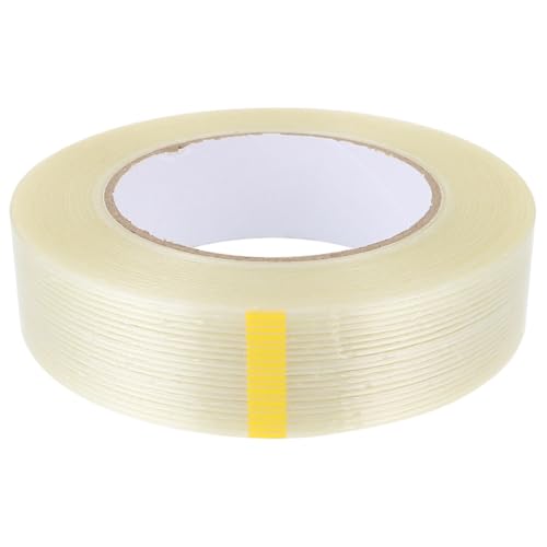 NOLITOY Fiberglass Strapping Tape 4Cm X 50M Reinforced Filament Packing Tape Heavy Duty for Industrial Packaging