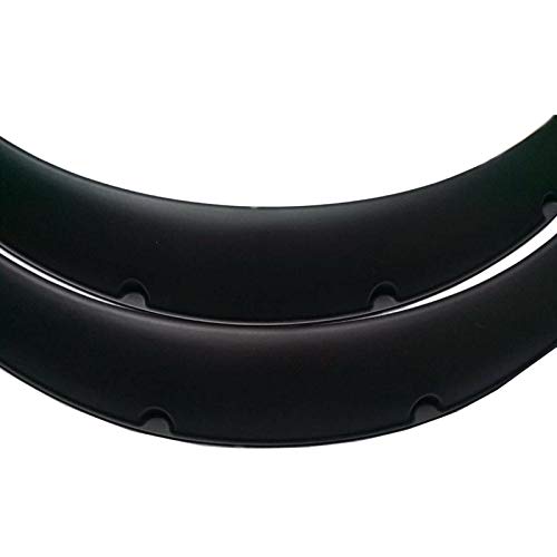 Superfastracing 4Pcs 3.5 Inch/90Mm Universal Flexible Car Fender Flares Extra Wide Body Wheel Arches #TOP4