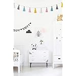 Mkono 2 Pack Tassel Garland Boho Cotton Pastel Banner for Thanksgiving Christmas Birthday Party Decor, Rainbow Wall Hangings for Classroom, Nursery, Kids Girls Bedroom, Baby Shower Wedding Decor - Image 2