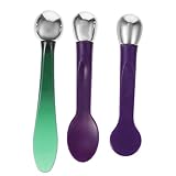 SEWACC Augencreme Löffel 3 Stück Kosmetik Sticks aus Kunststoff Tragbares Make Up Zubehör für Sanfte Augencreme Anwendung und Massage Hautpflege Tool für Gesicht und Augenbereich