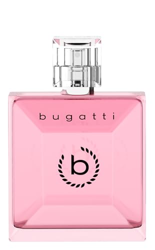 Luxess GmbH Bugatti Fortuna Parfüm Damen I Fruchtiges Eau de Parfum Damen mit Statement-Glasflakon I Lebendige Kombination aus Mango Pfirsich Jasmin Moschus & Sandelholz I Selbstbewusstes Parfüm Frauen
