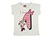Produktbild Mädchen Baby Kinder vierter Geburtstag Kurzarm T-Shirt 1 Jahr Baumwolle Birthday Outfit GRÖSSE 86 Minnie Mouse Disney Design und Glitzer in Weiss oder Rosa Babyshirt Oberteil Farbe Weiss Farbe Weiss