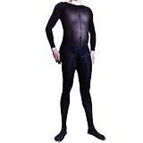 BEFASY Men's Sexy 120D Velvet Sheer Full Bodystocking High Elastic Bodysuit Catsuit