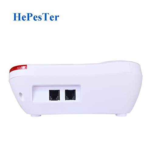 Big Button Corded Phone with 3 One-Touch Speed Dial, HePesTer P-45 Picture Care Phone for Seniors with Memory Protection/Wall Mountable/SOS Emergency